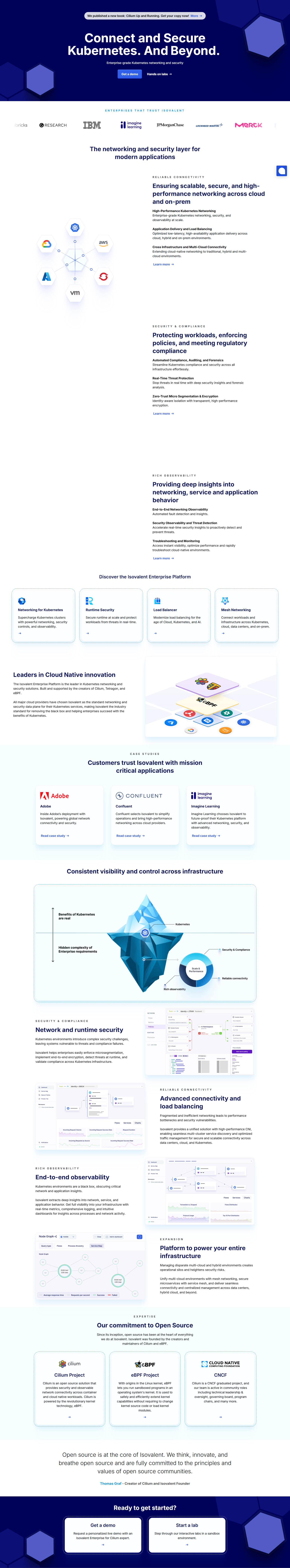Landing Page @Isovalent