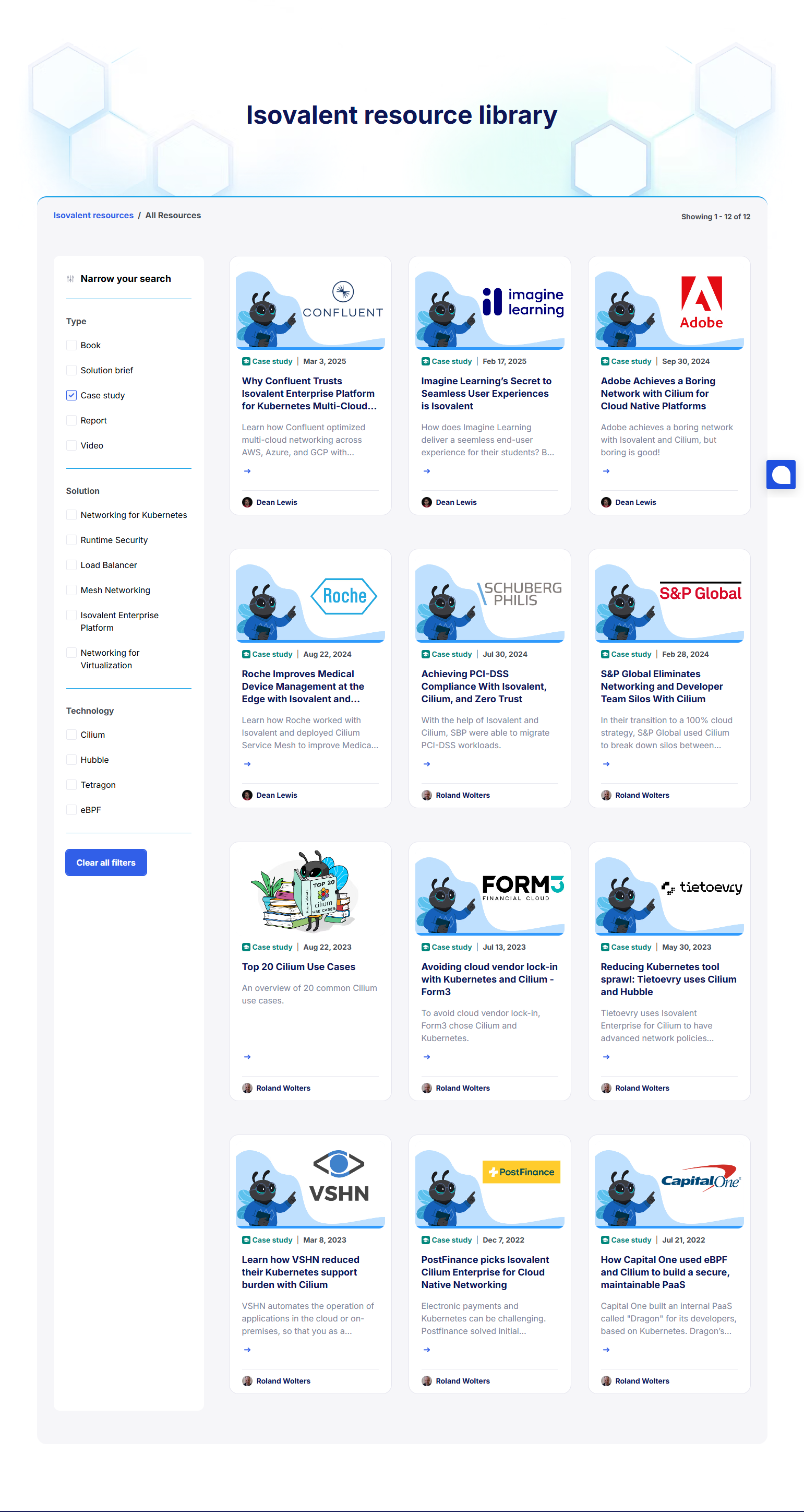 Case Study Index @Isovalent