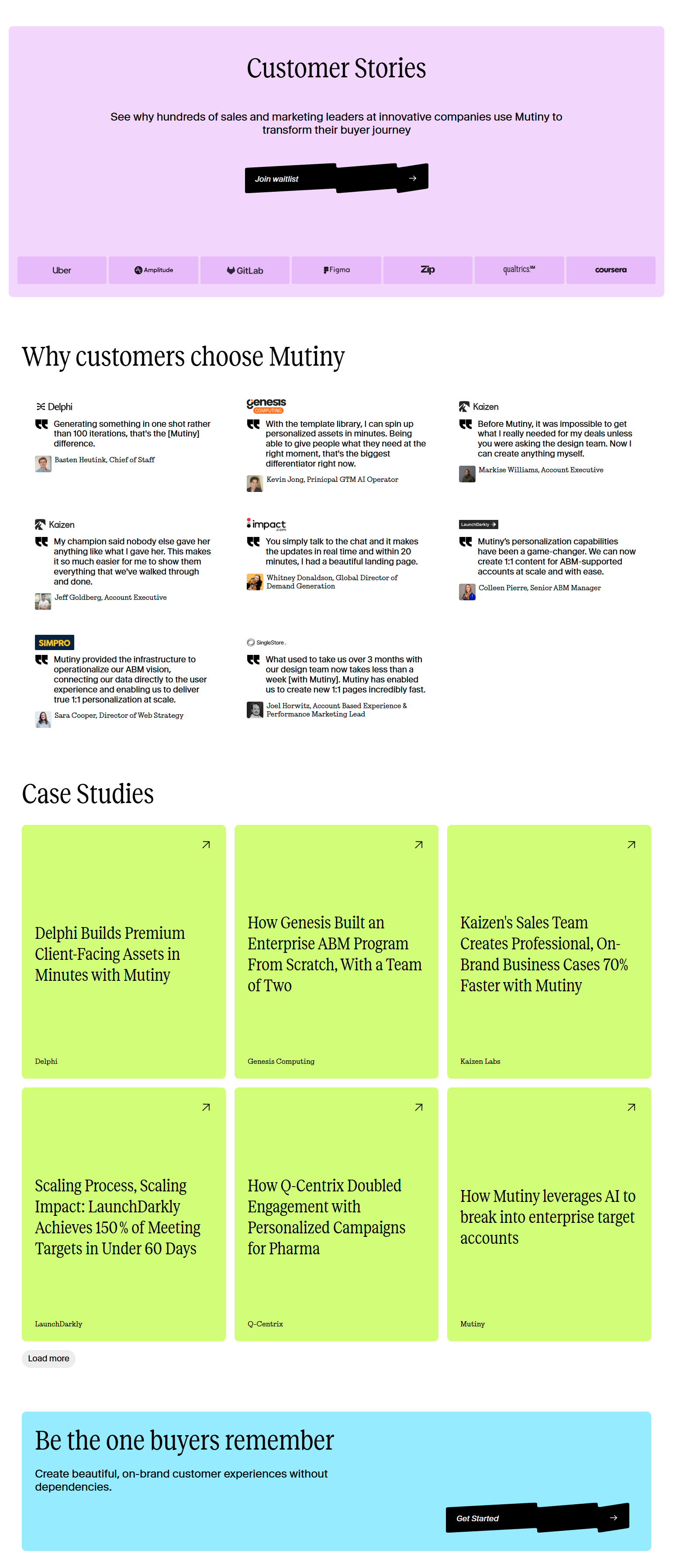Case Study Index @Mutiny