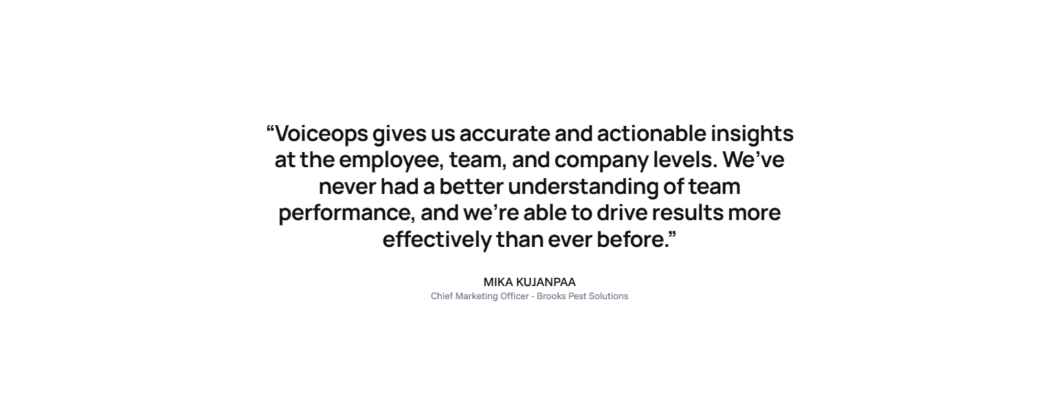 Testimonials Section @VoiceOps