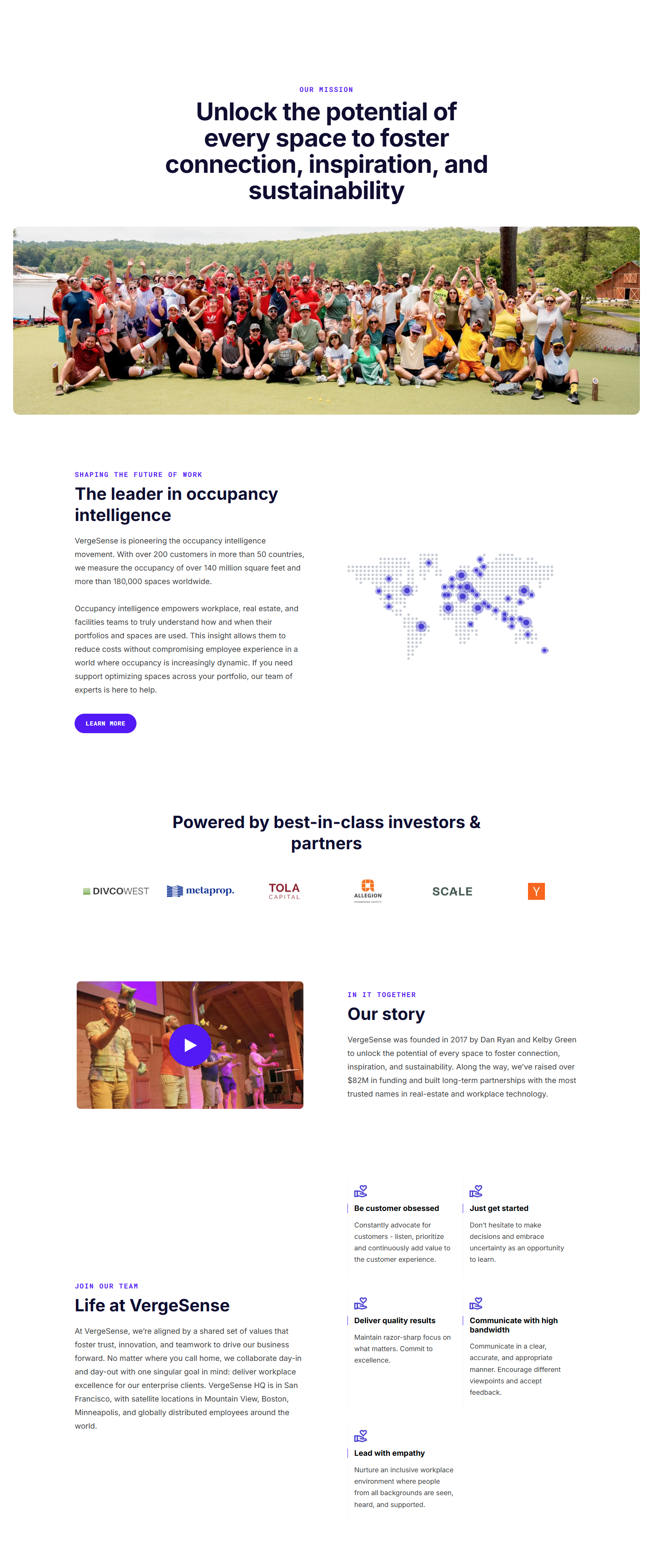 About Us @VergeSense