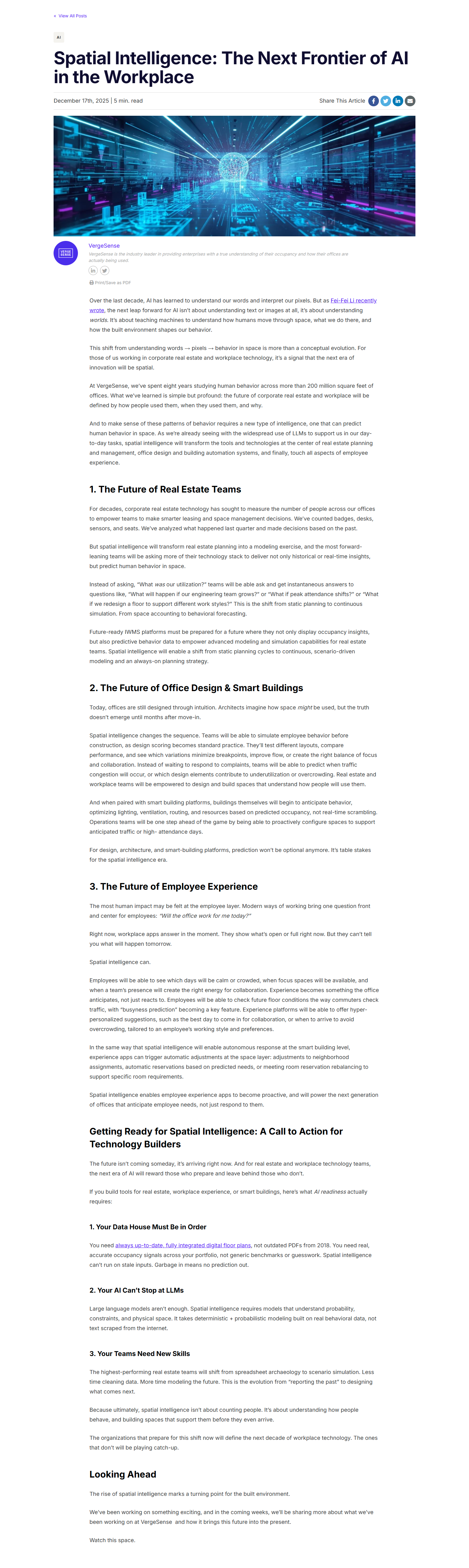 Blog Post @VergeSense