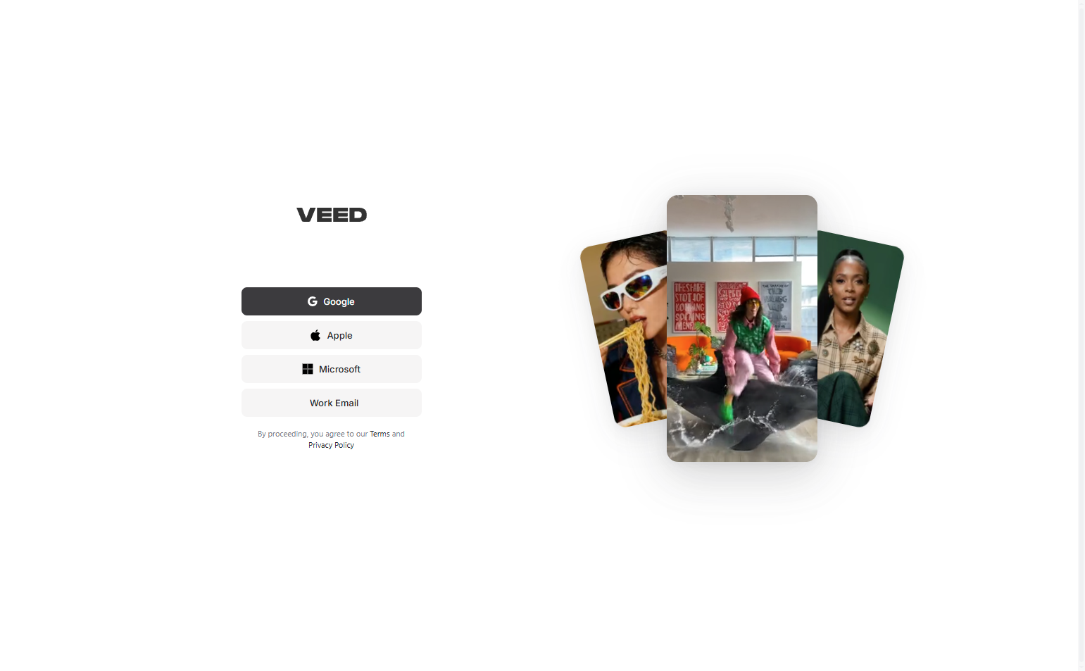 Login @VEED
