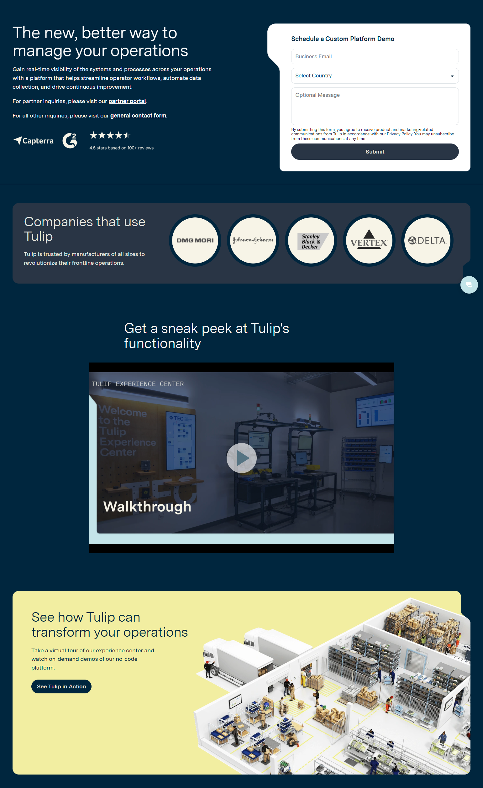 Contact Sales @Tulip