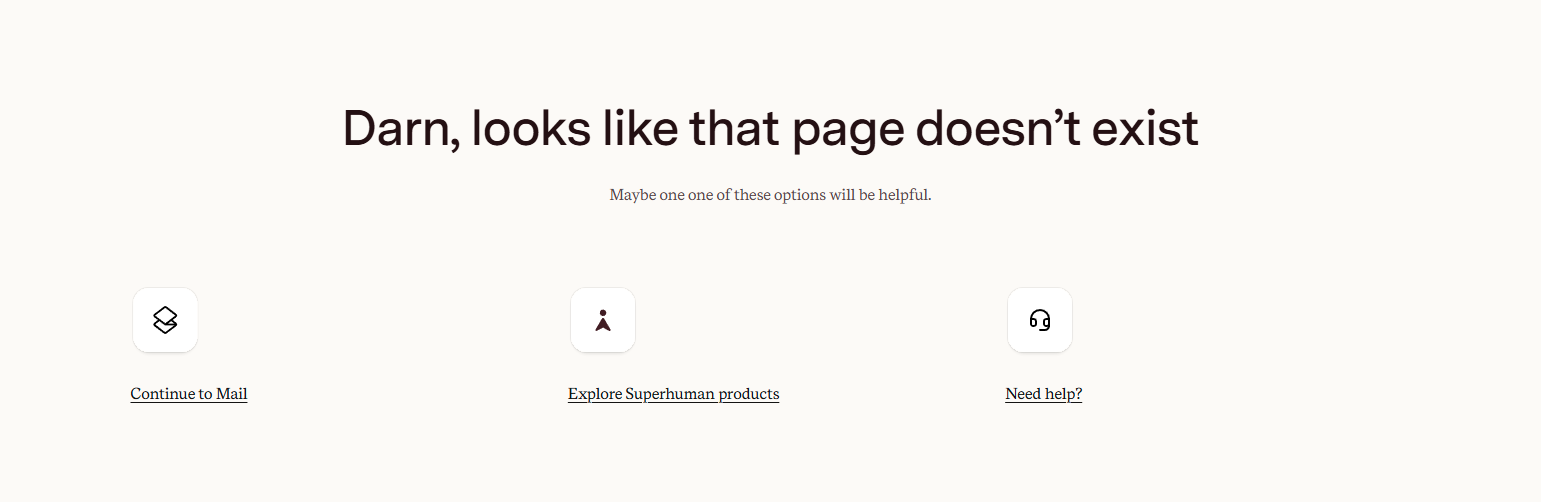 404 Error @Superhuman