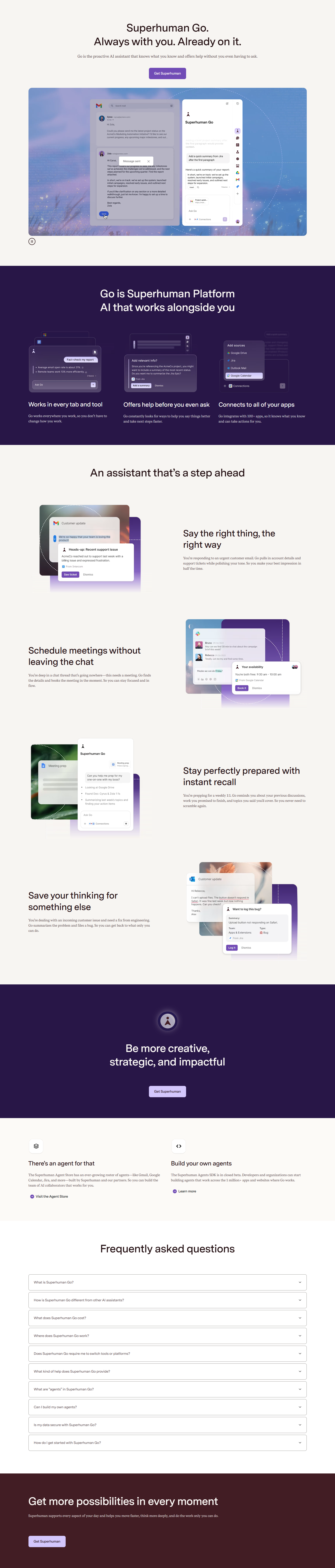 Product Page @Superhuman