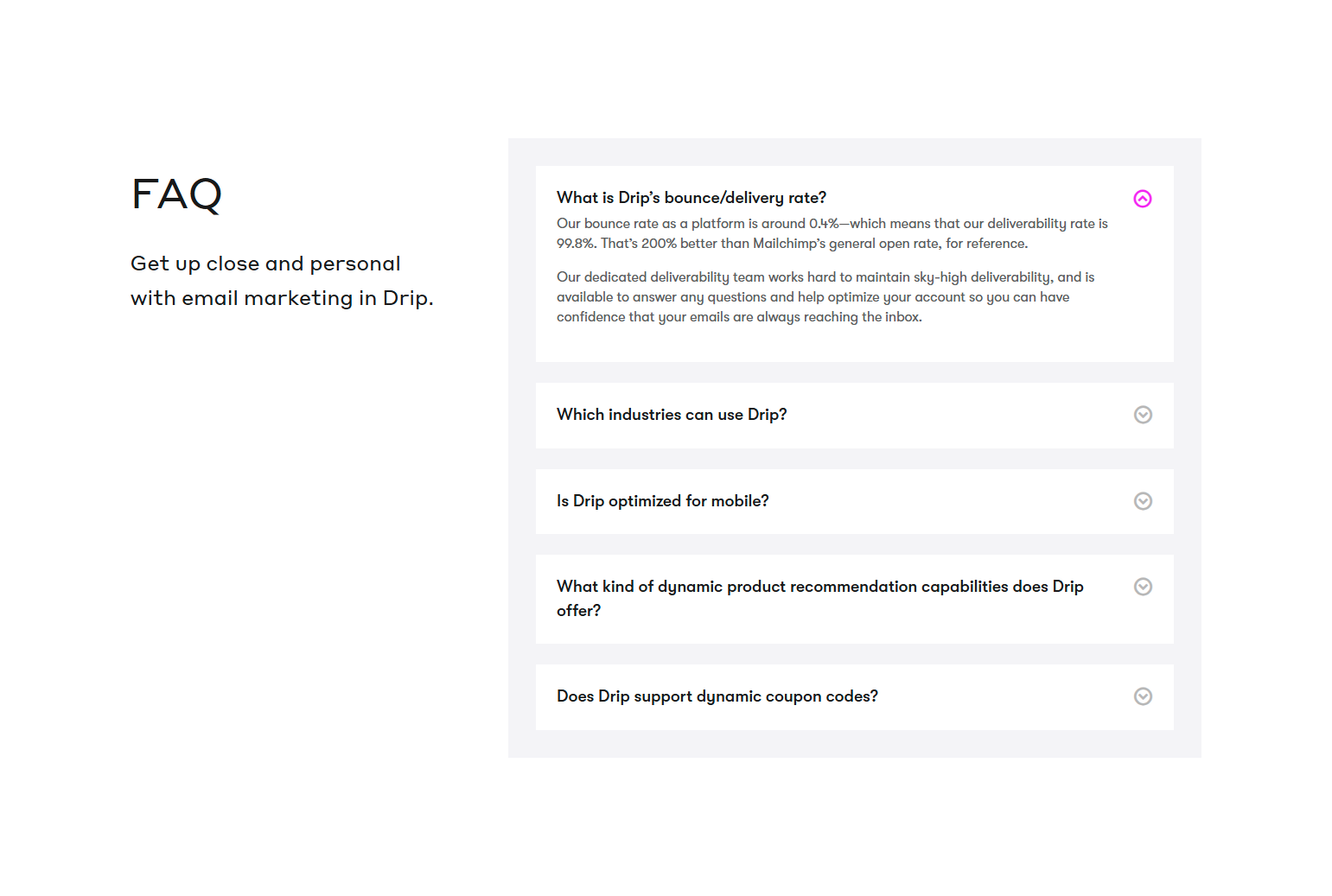 FAQ @Drip