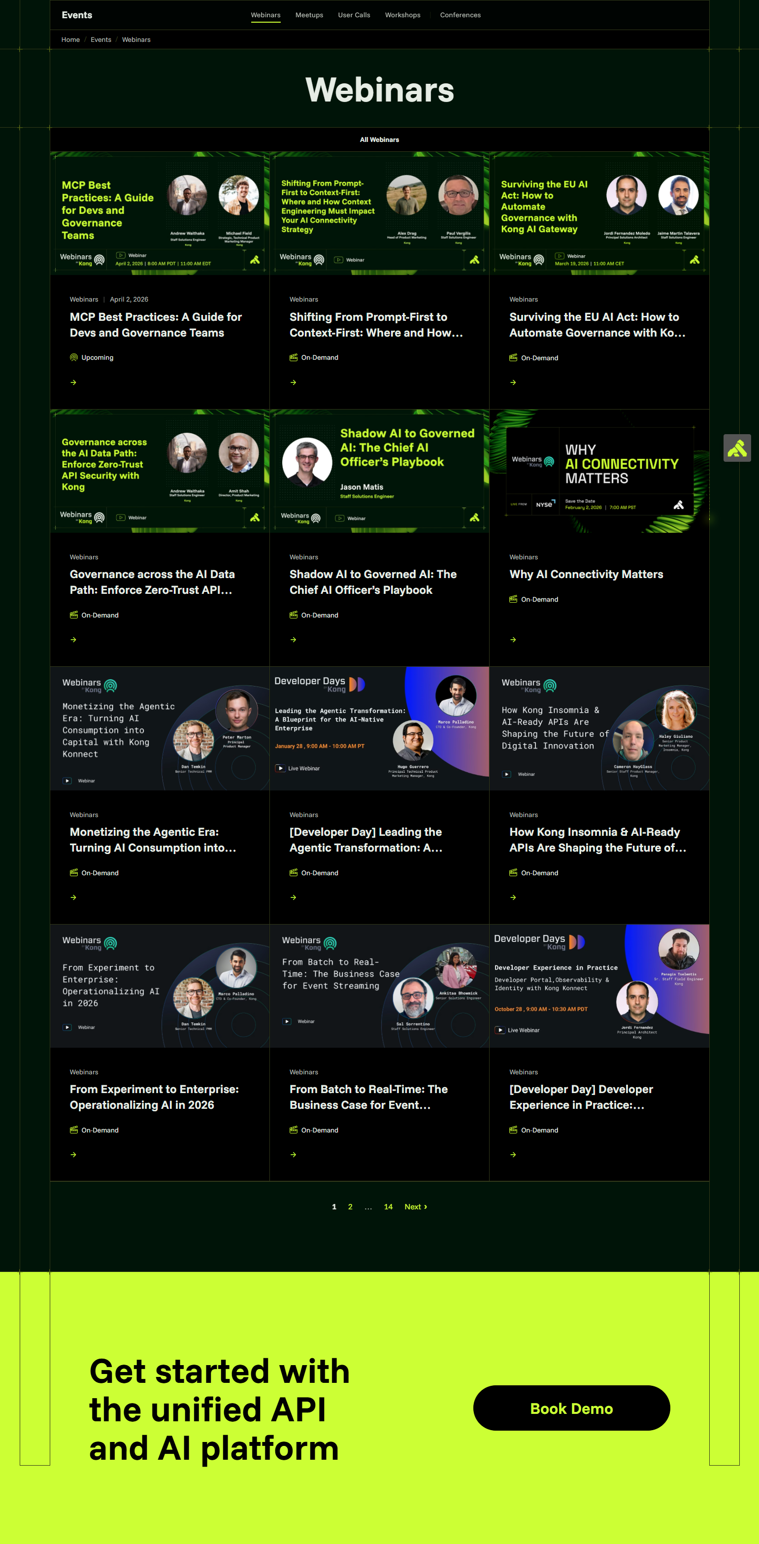 Events / Webinars @Kong