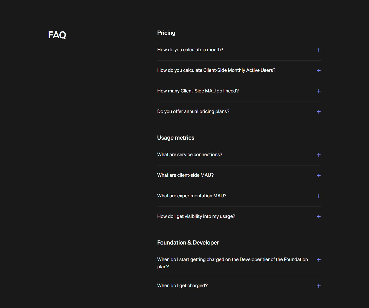 FAQ @LaunchDarkly