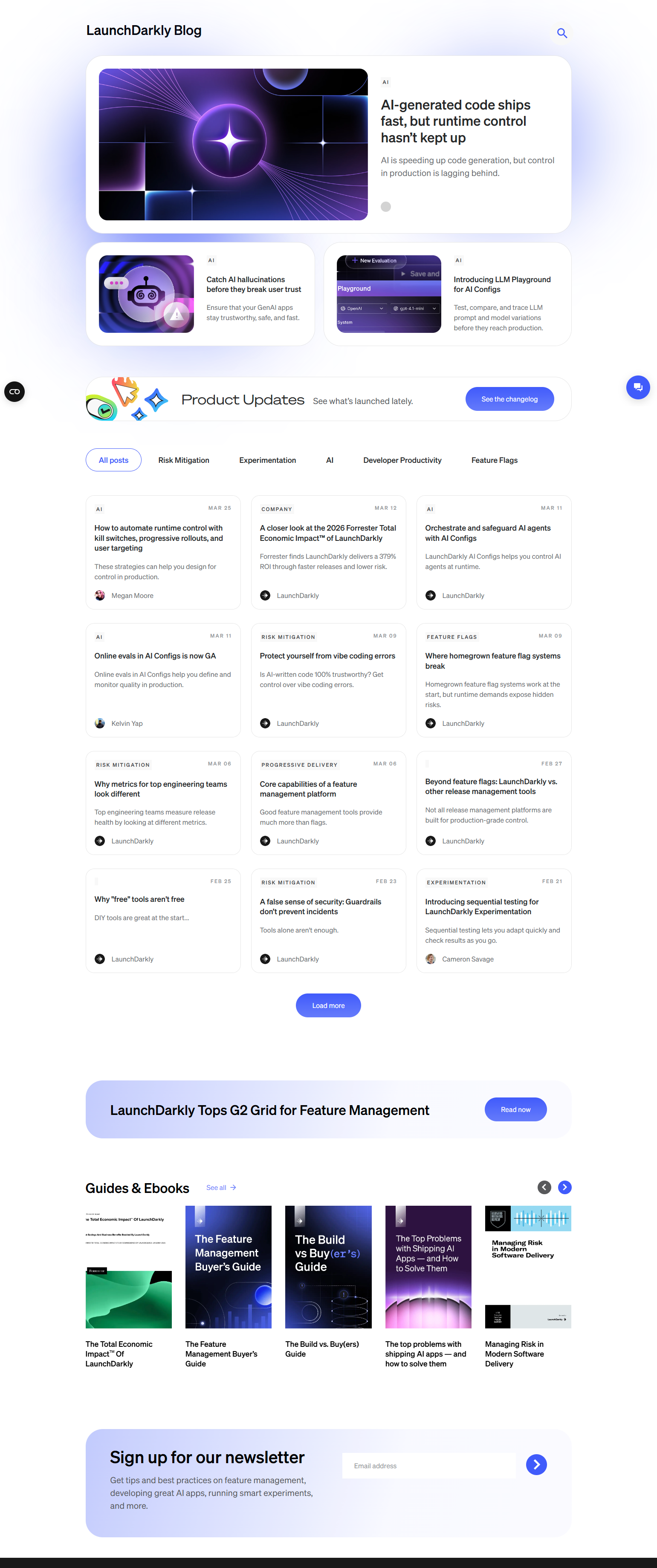 Blog Index @LaunchDarkly