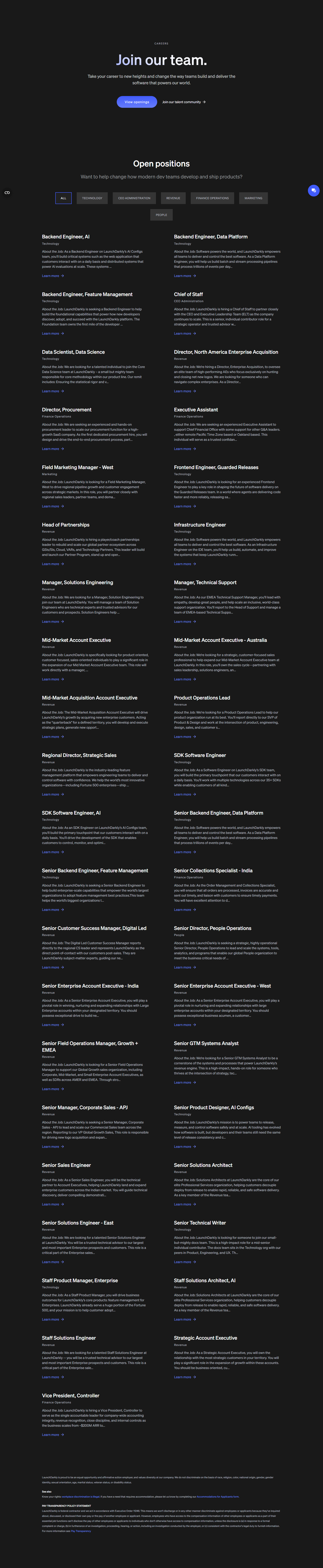 Careers @LaunchDarkly