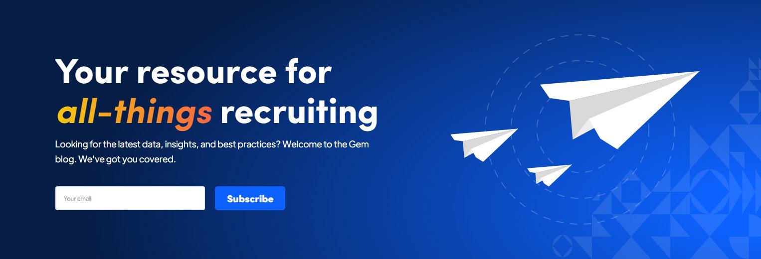Newsletter Signup @Gem