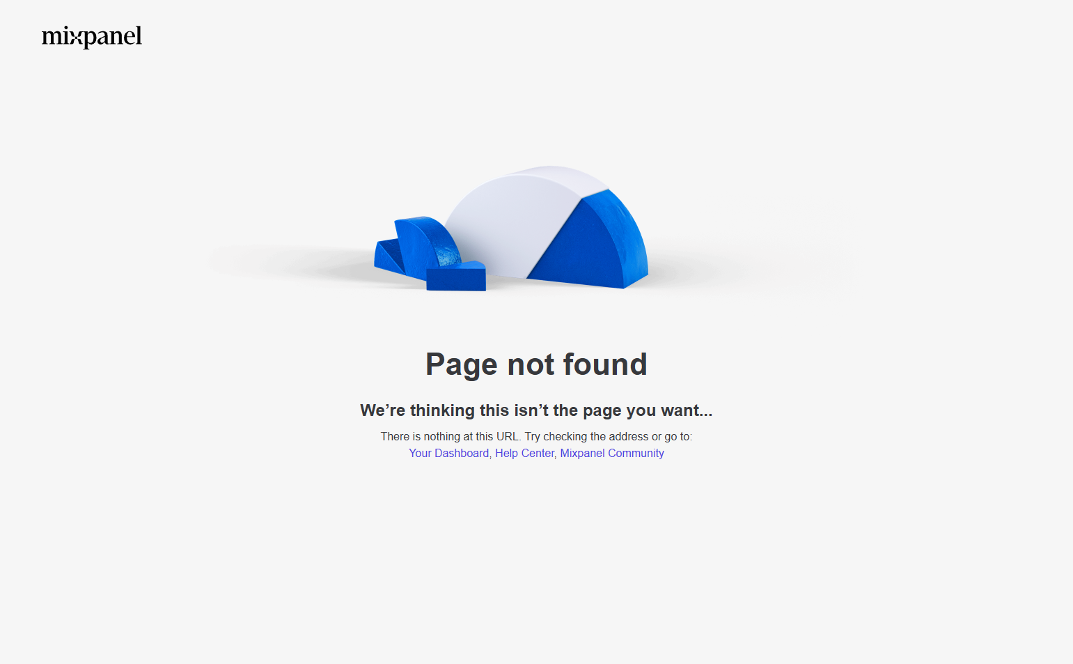 404 Error @Mixpanel