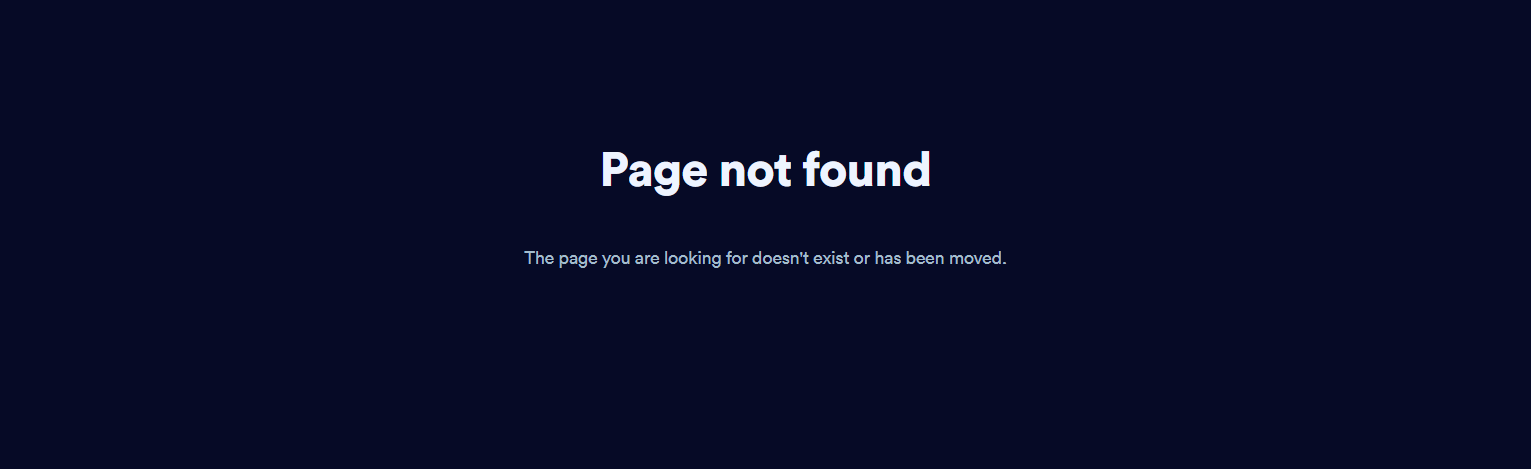 404 Error @Narvar
