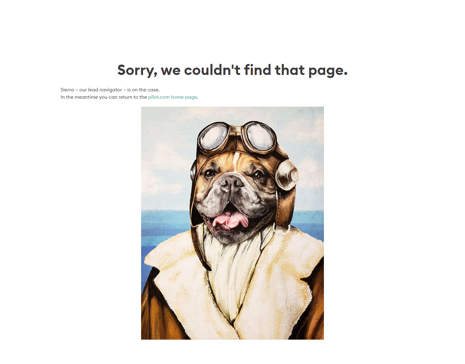 404 Error @Pilot