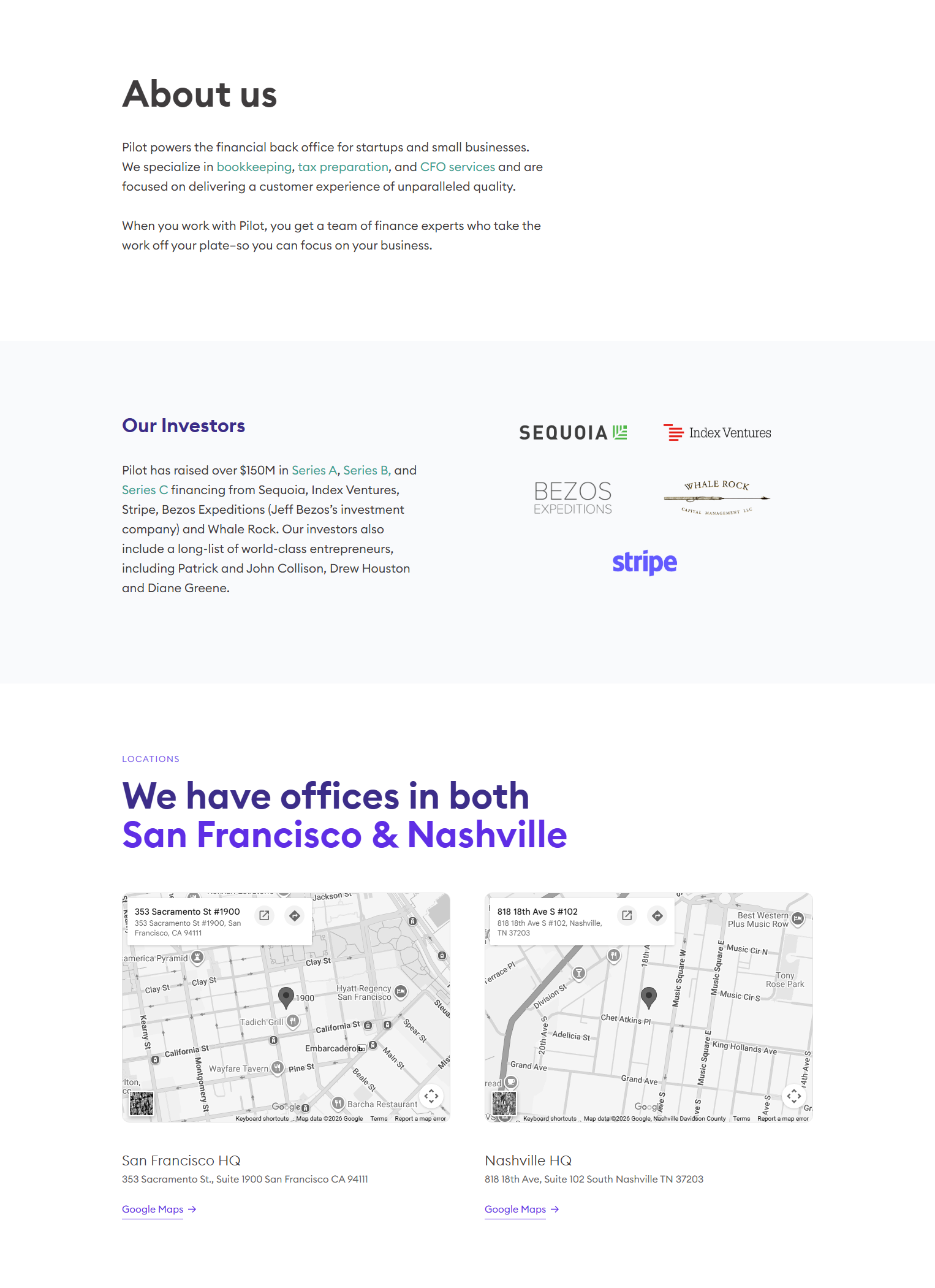 About Us @Pilot