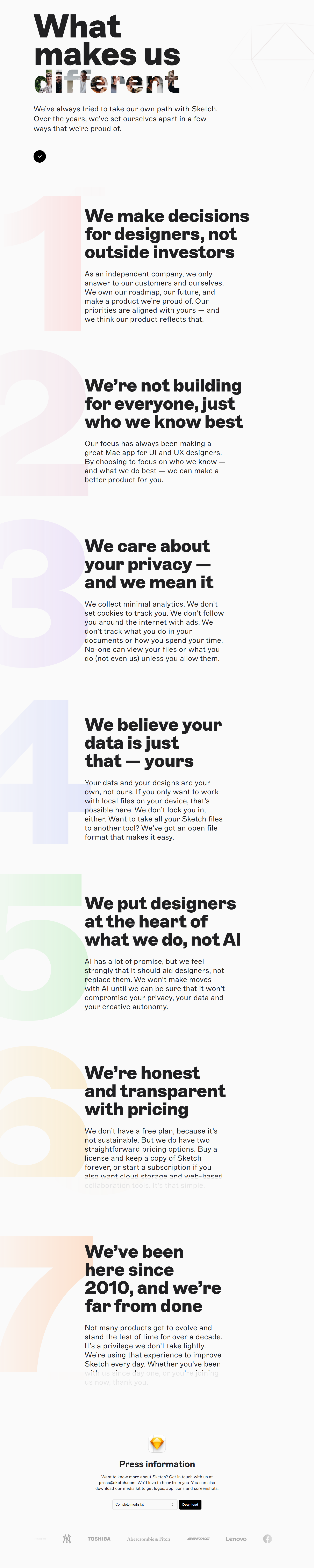 About Us @Sketch