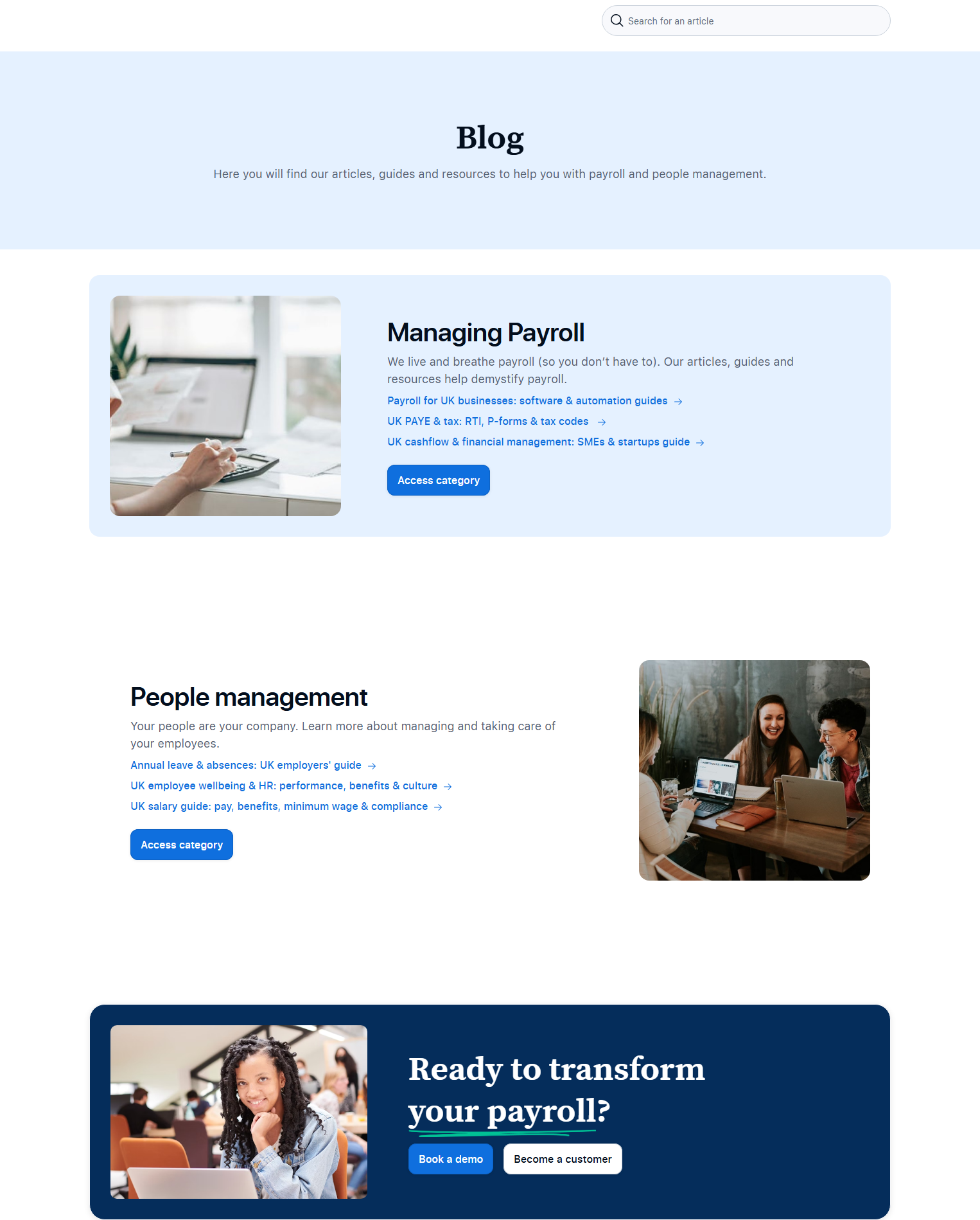 Blog Index @PayFit