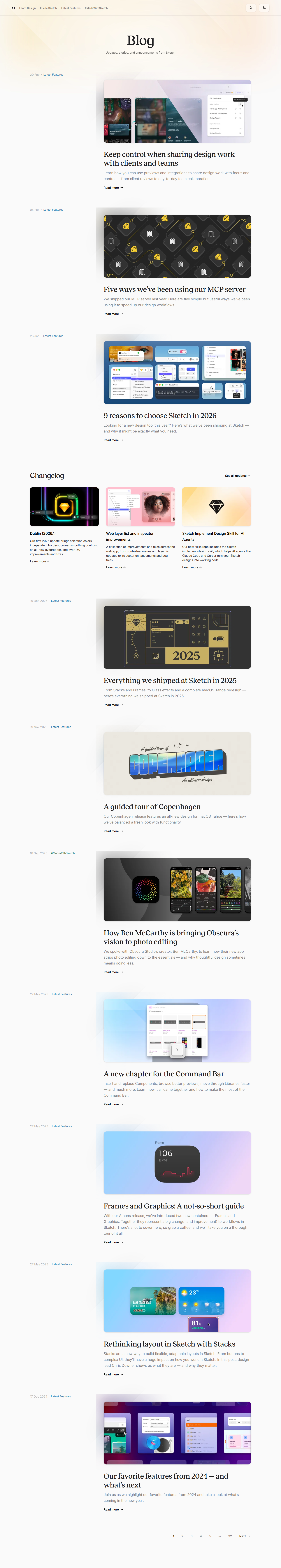 Blog Index @Sketch