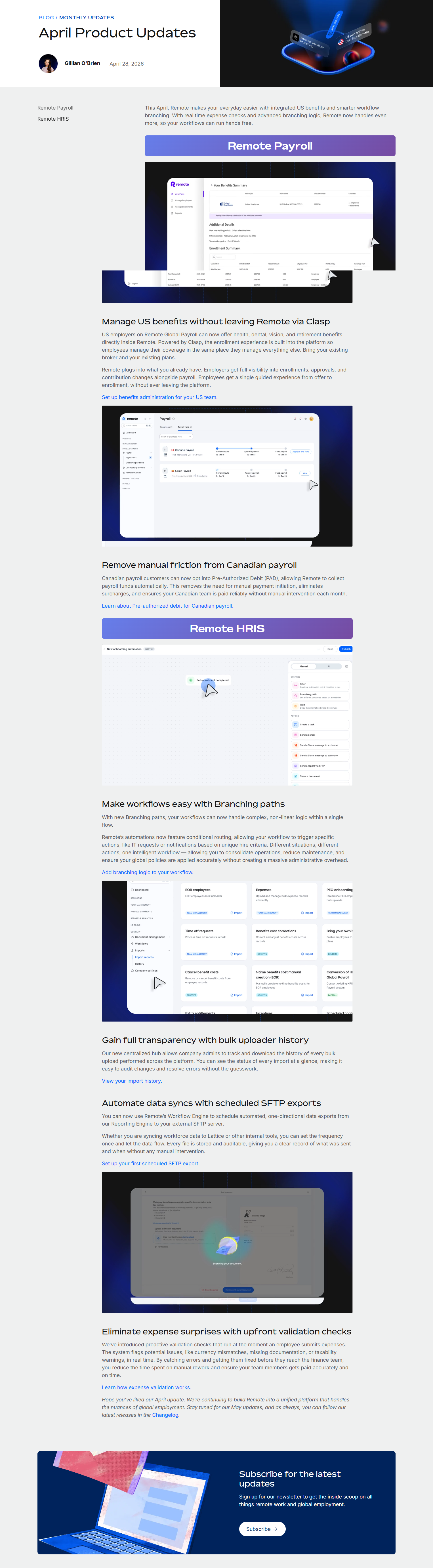 Blog Post @Remote
