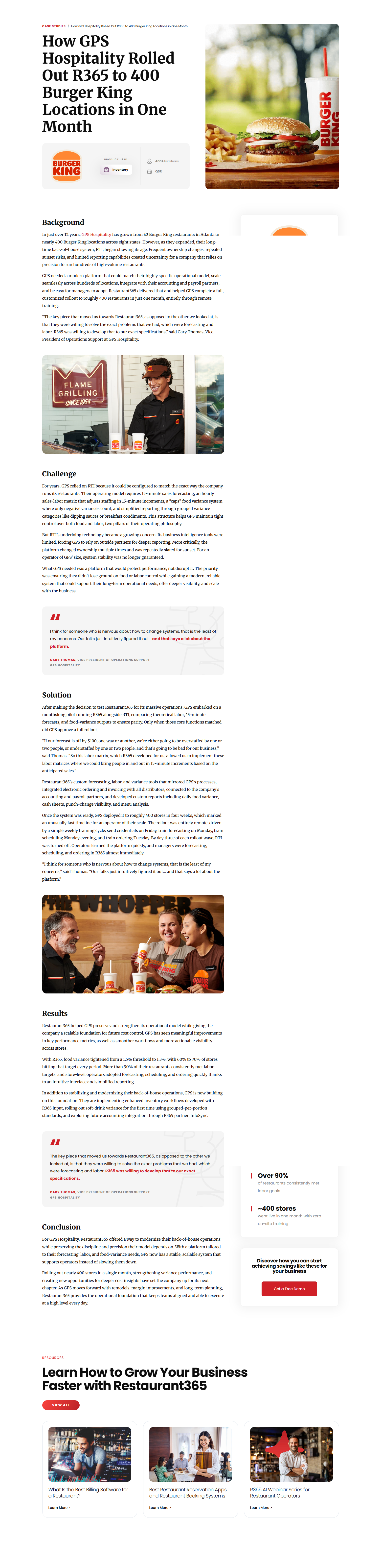 Blog Post @Restaurant365
