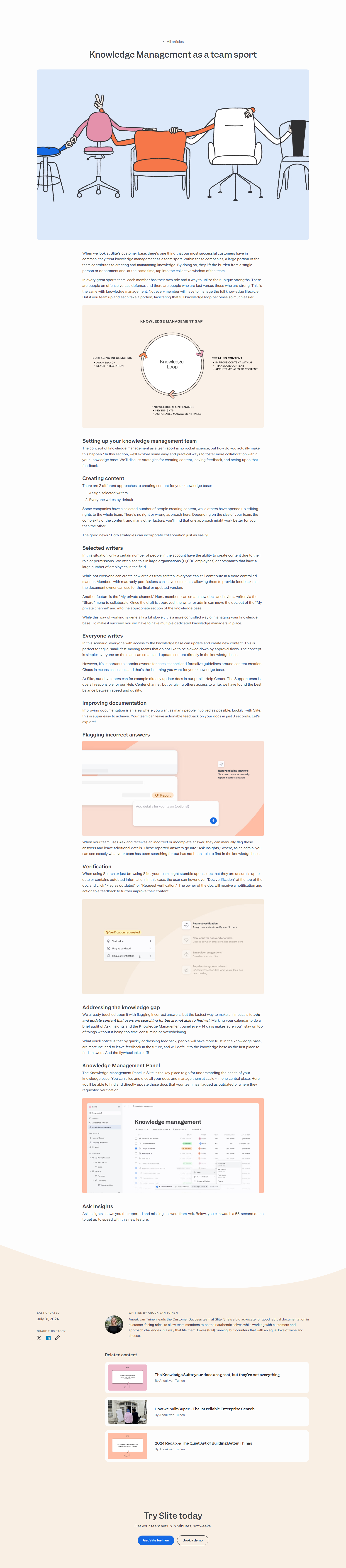 Blog Post @Slite