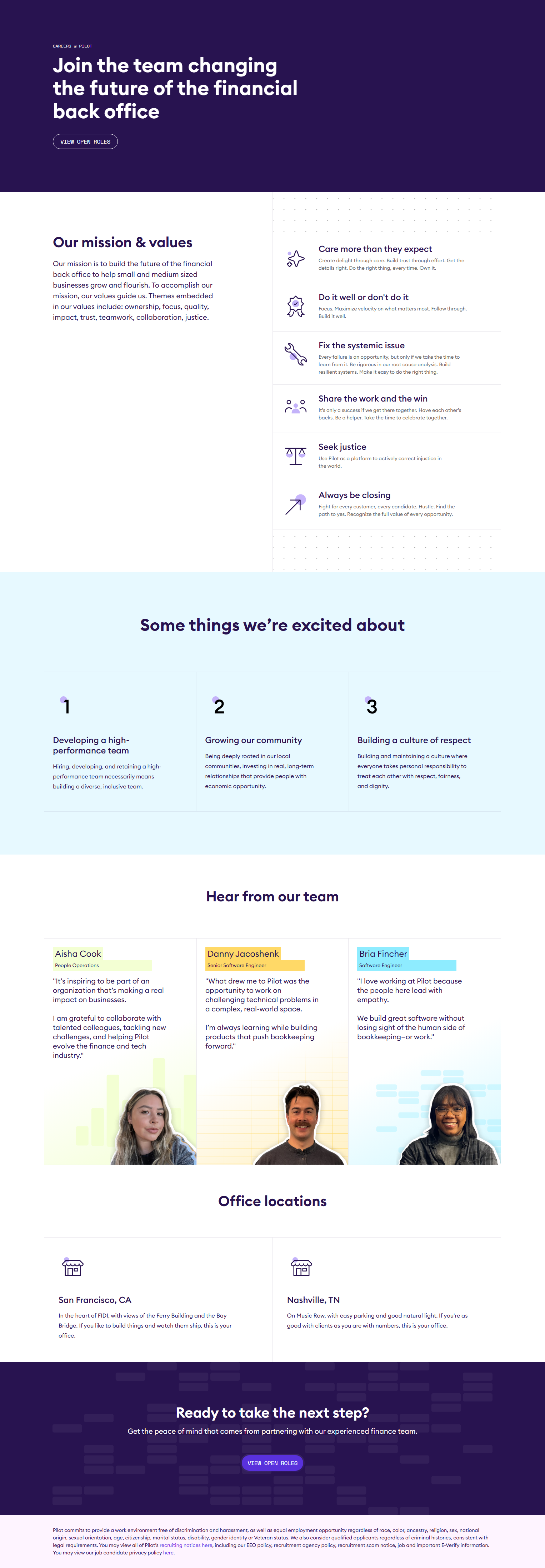 Careers @Pilot
