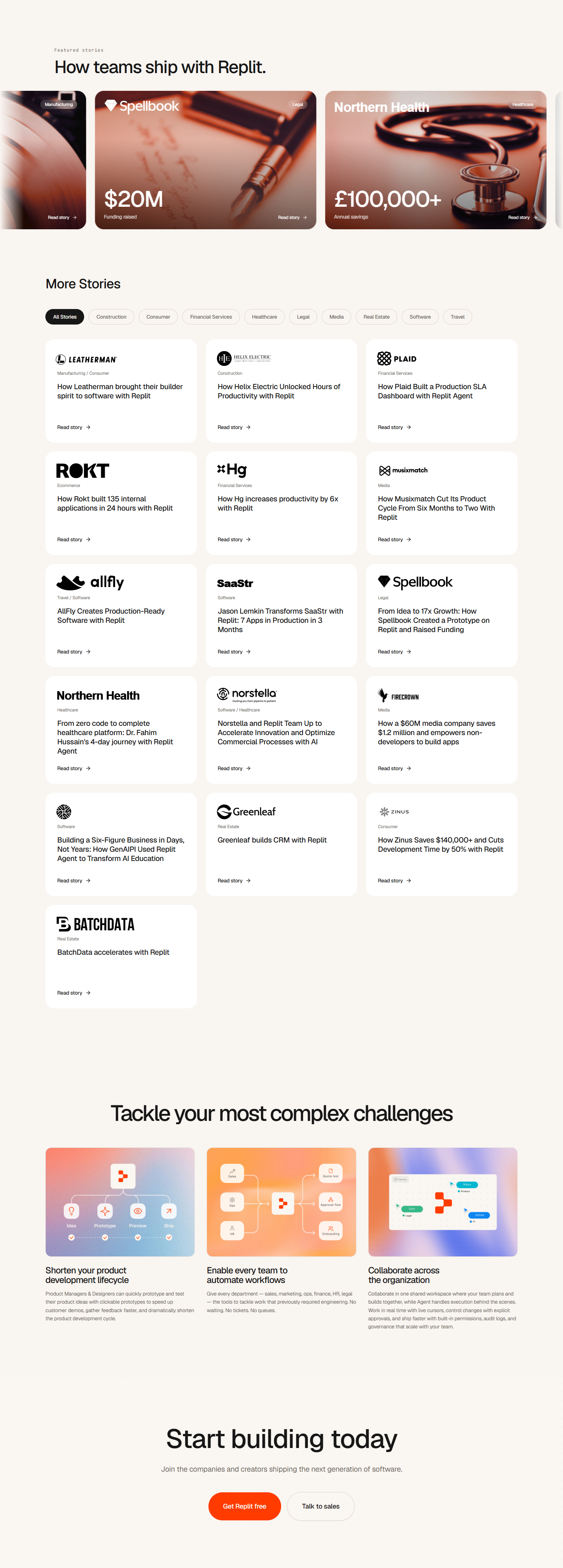 Case Study Index @Replit