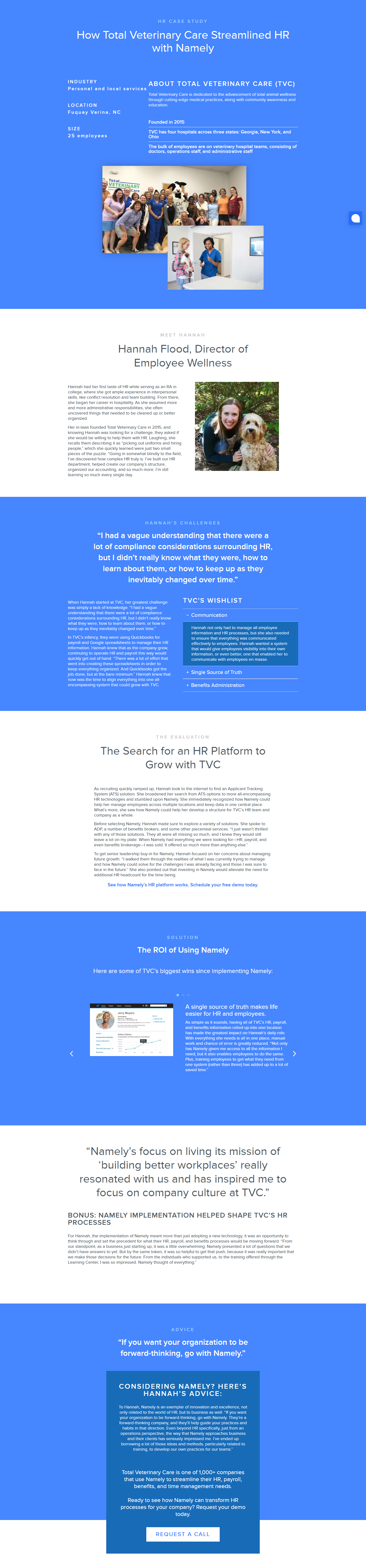 Case Study @Namely
