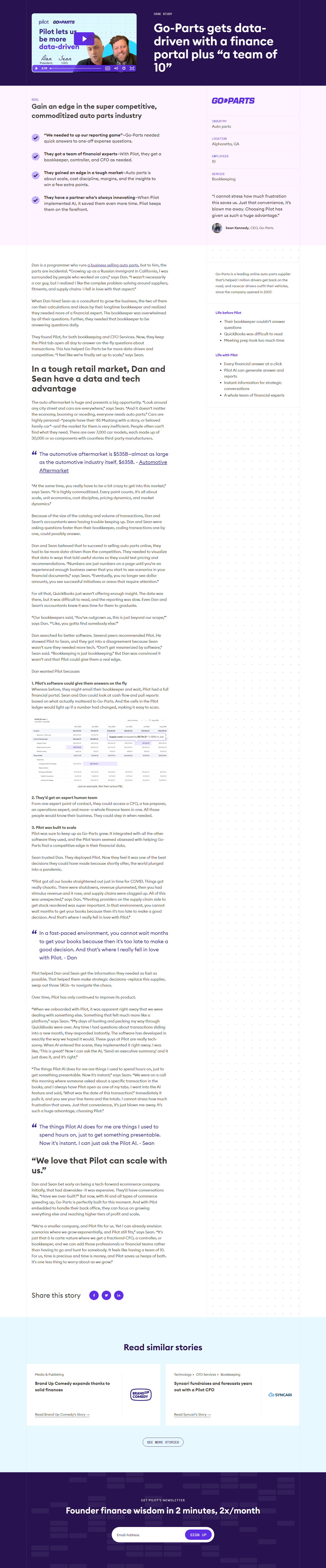 Case Study @Pilot