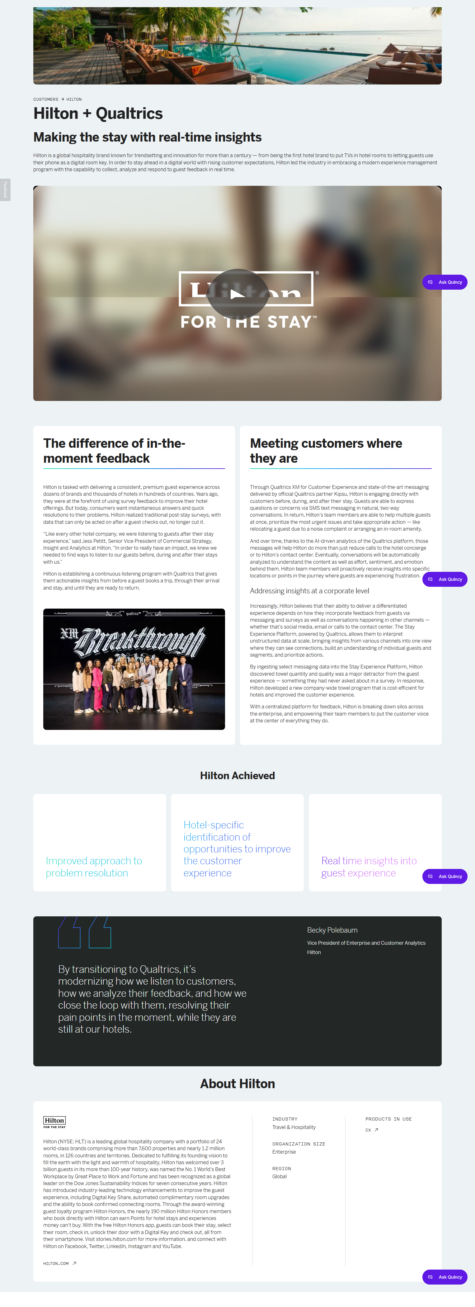 Case Study @Qualtrics