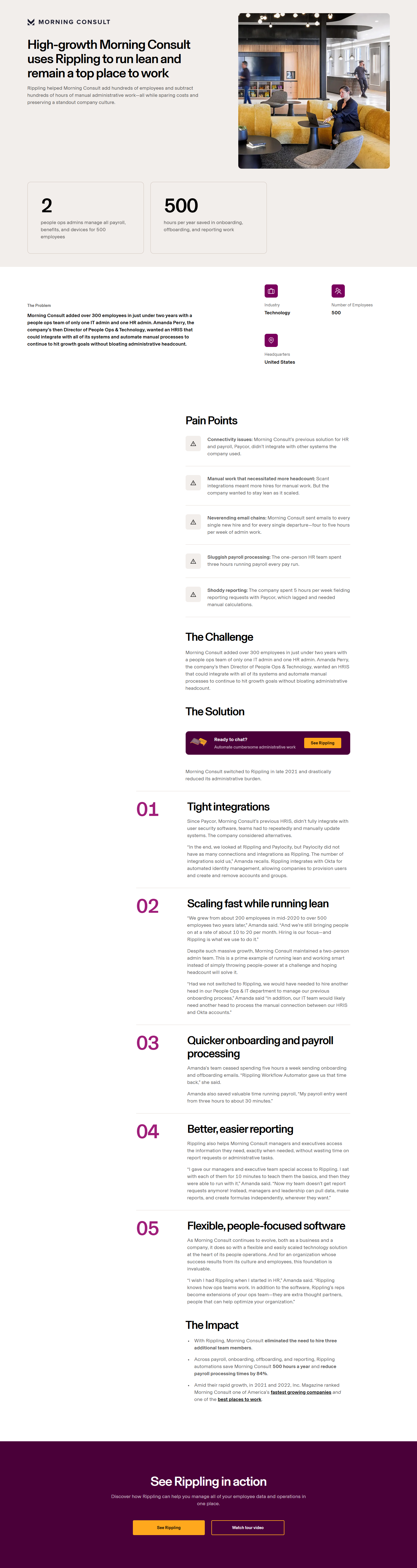 Case Study @Rippling