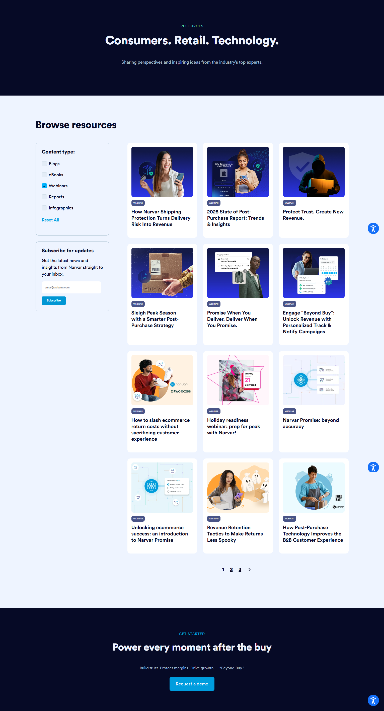 Events / Webinars @Narvar