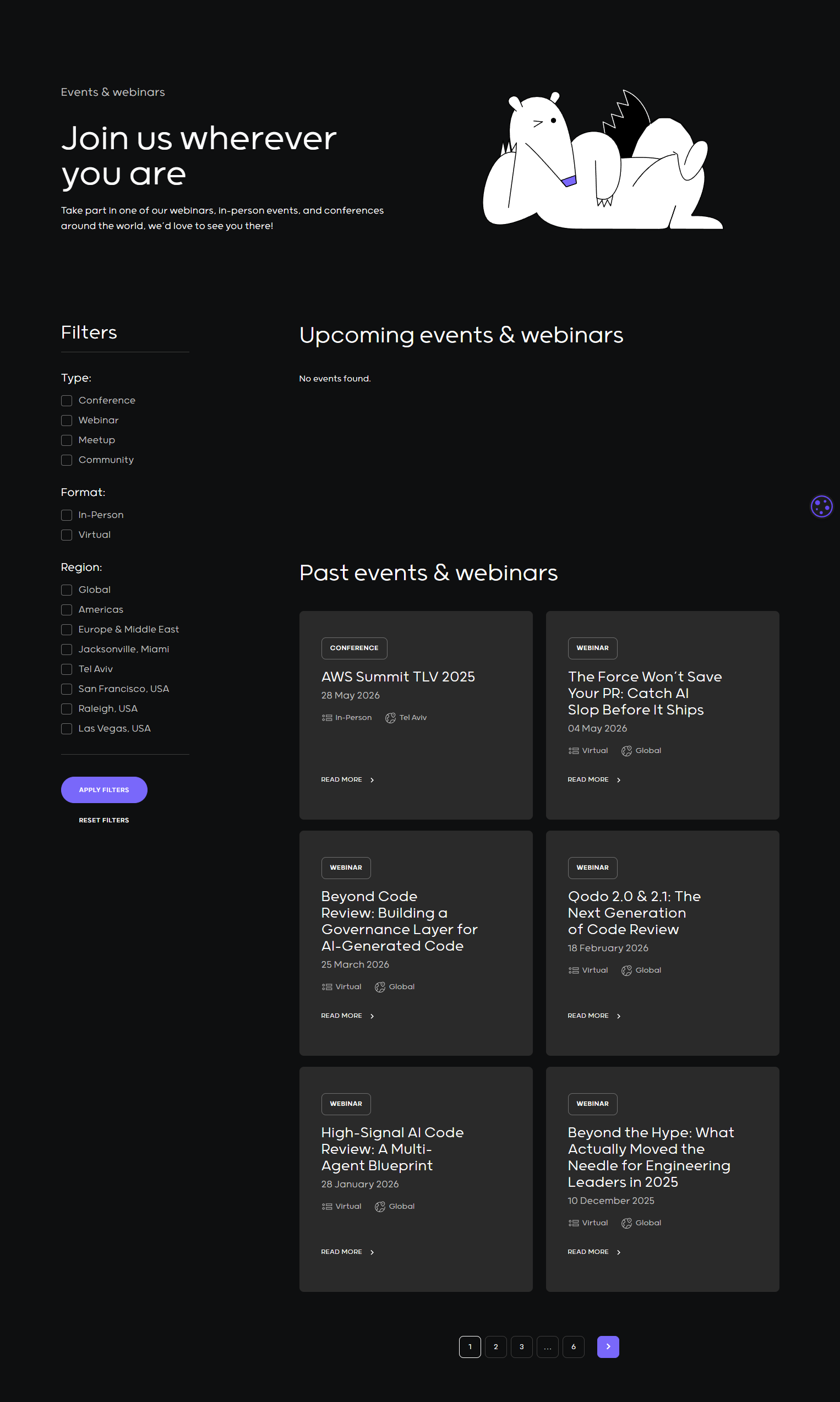 Events / Webinars @Qodo