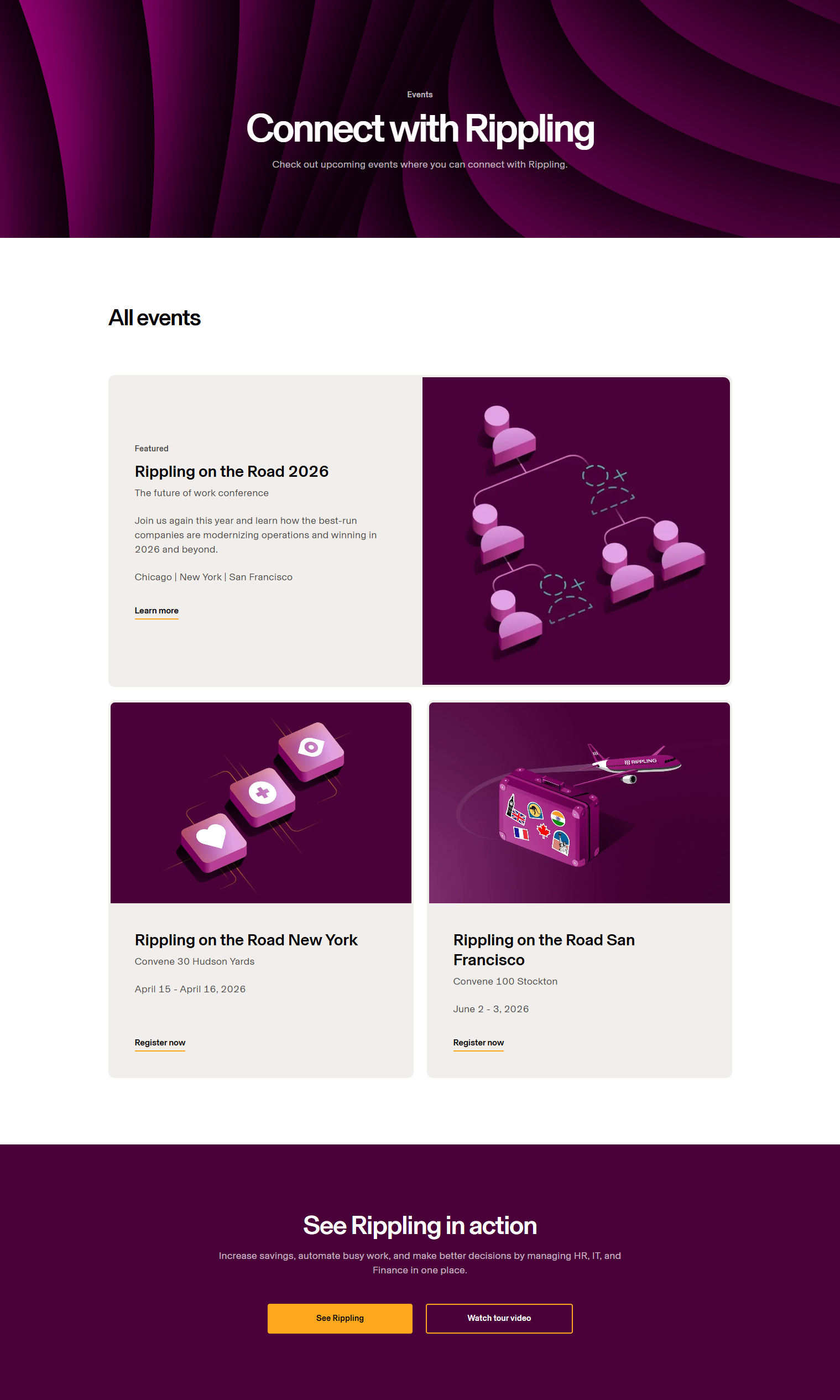 Events / Webinars @Rippling