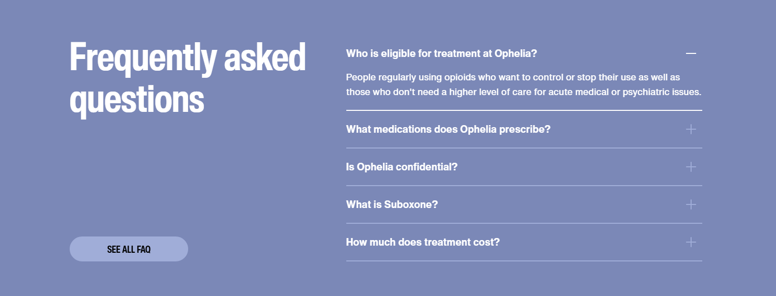 FAQ @Ophelia