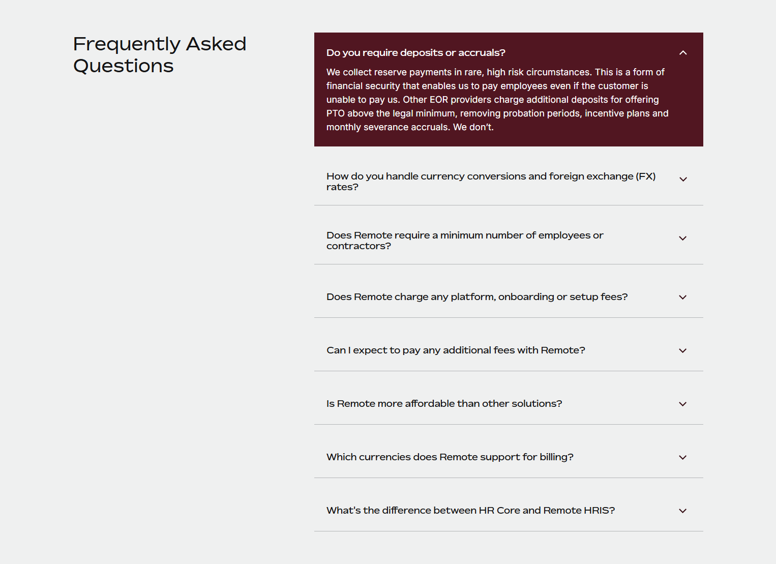 FAQ @Remote