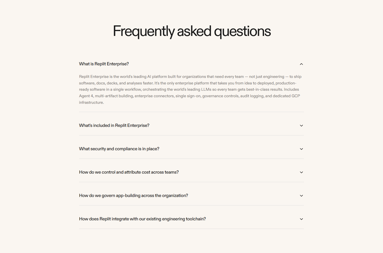 FAQ @Replit