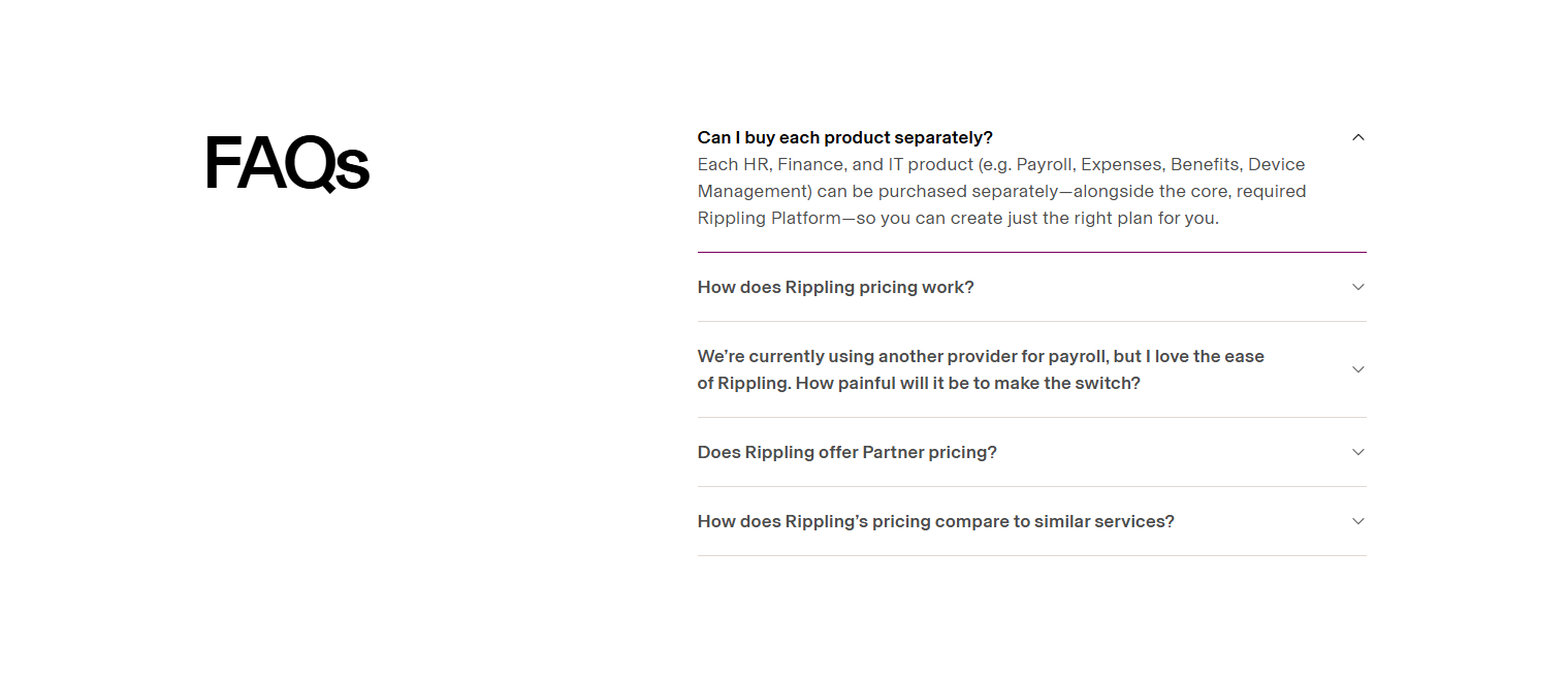 FAQ @Rippling