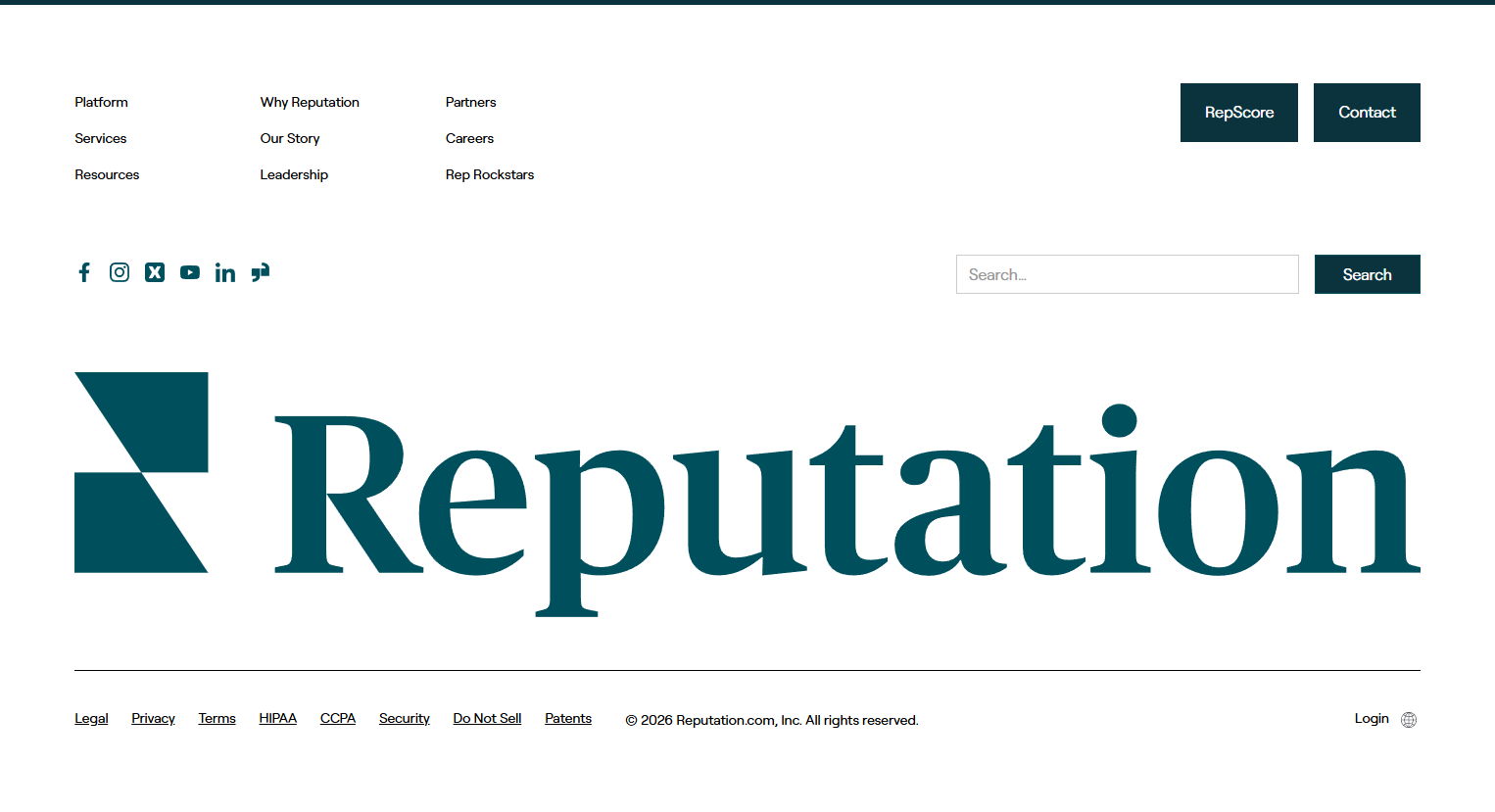 Footer @Reputation