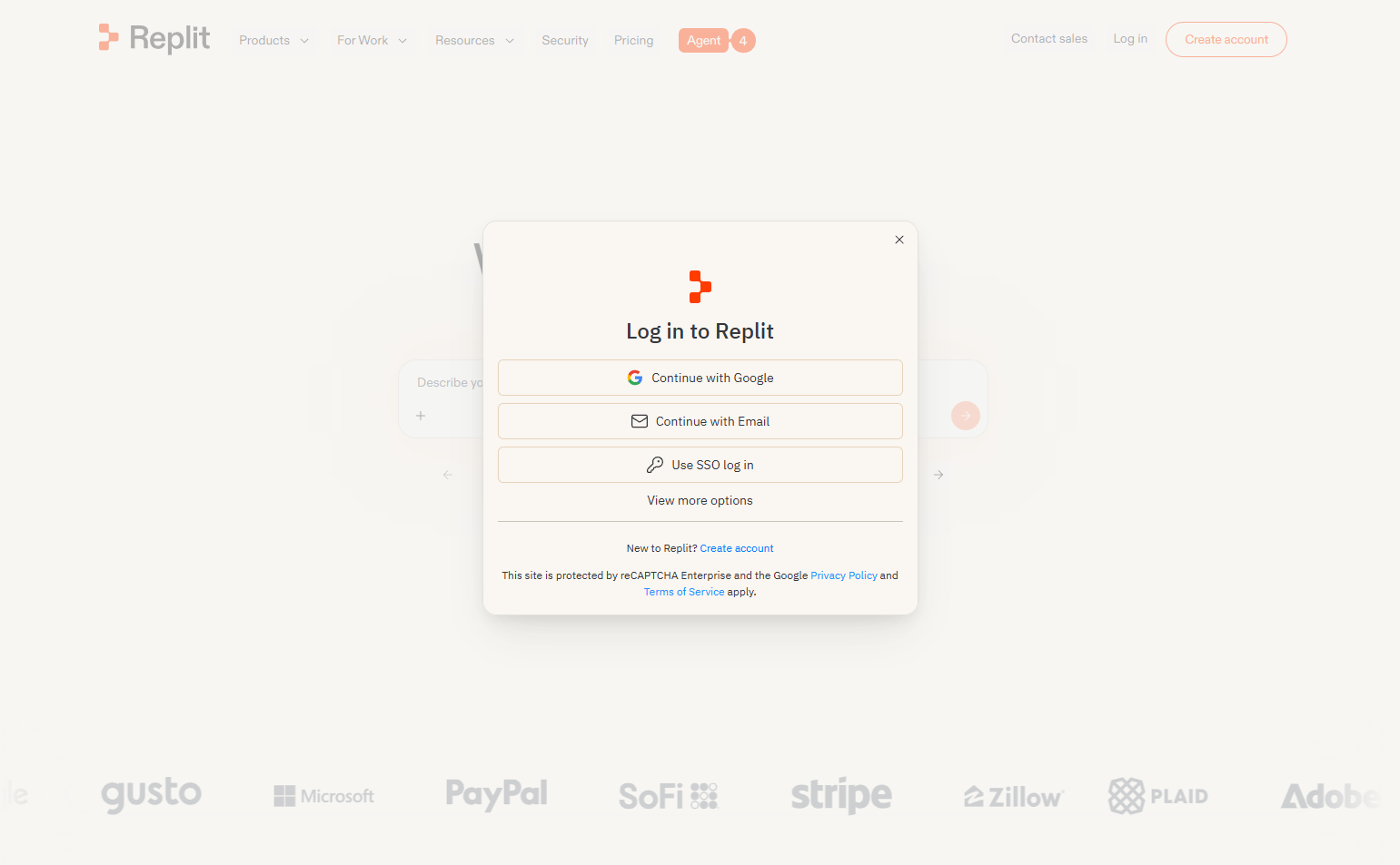 Login @Replit