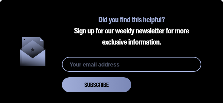 Newsletter Signup @Ophelia