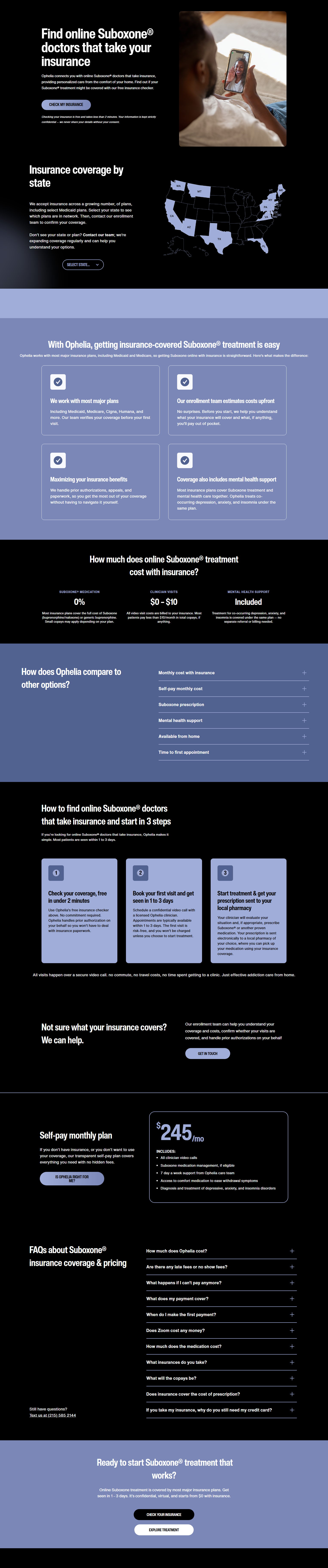 Pricing Page @Ophelia