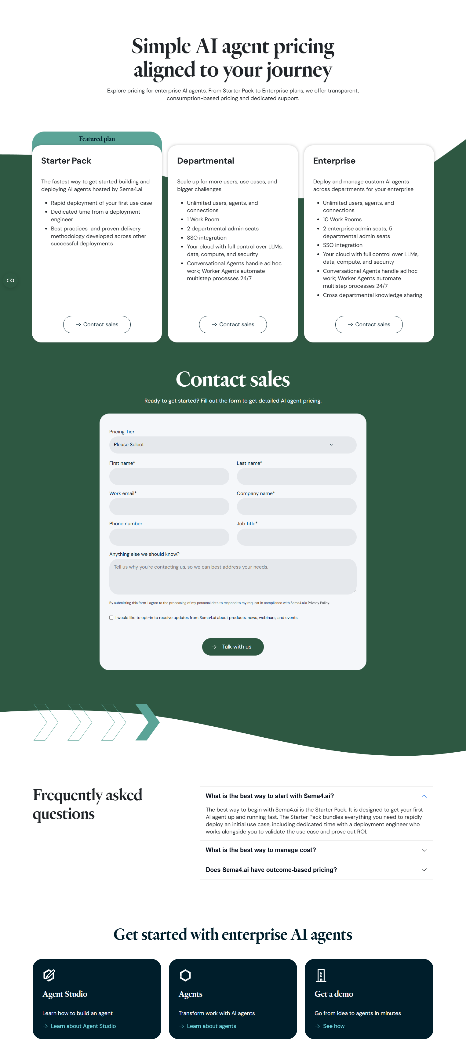 Pricing Page @Sema4.ai