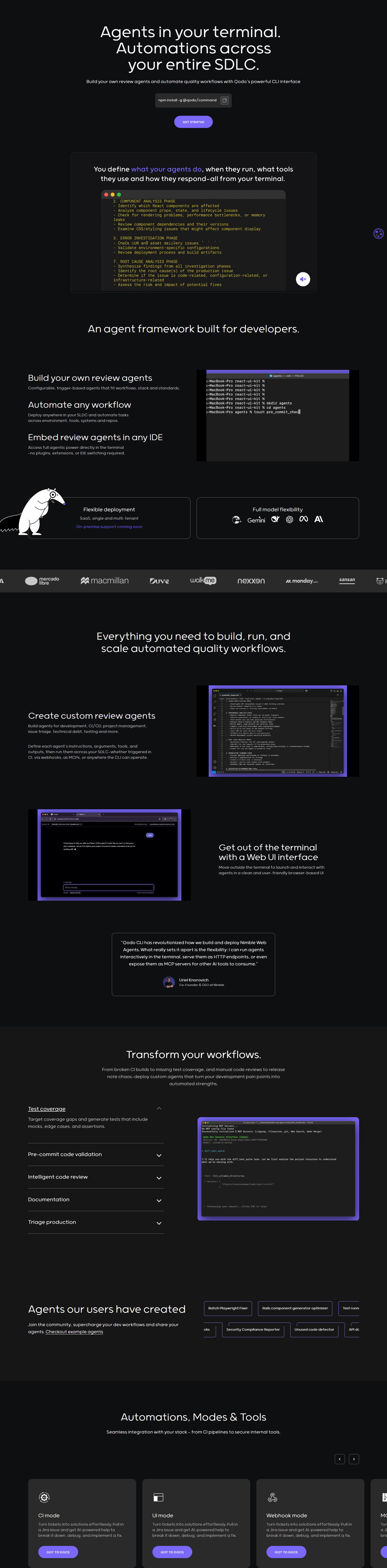 Product Page @Qodo
