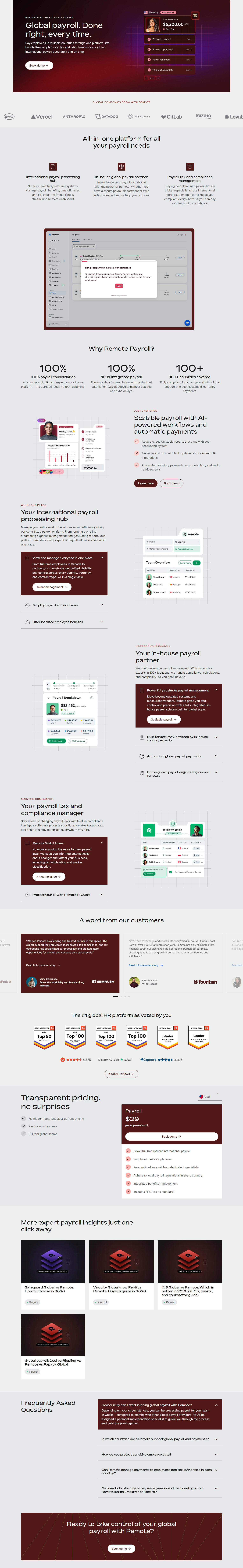 Product Page @Remote