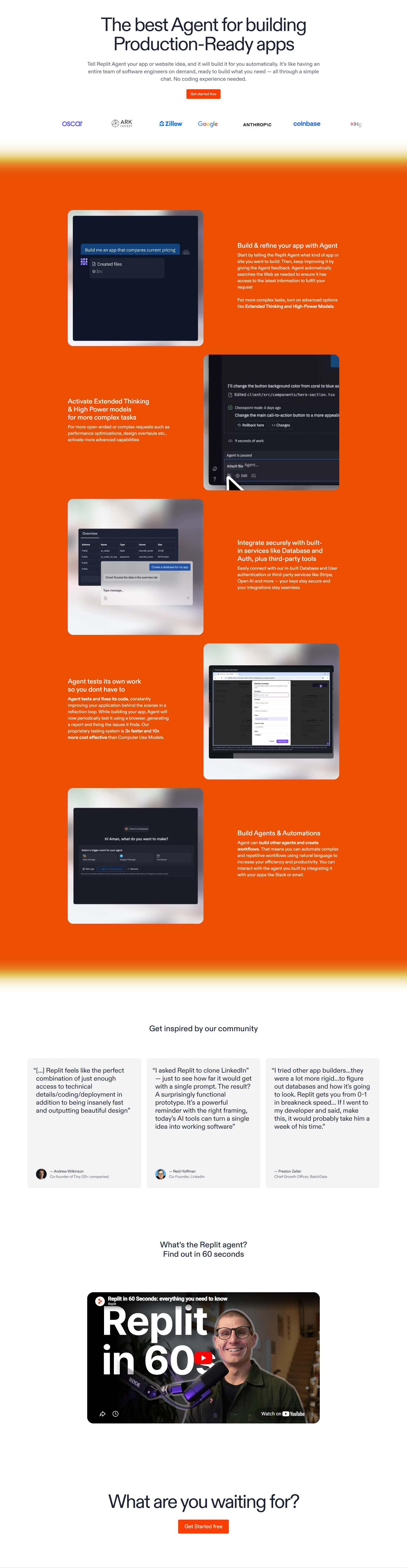Product Page @Replit