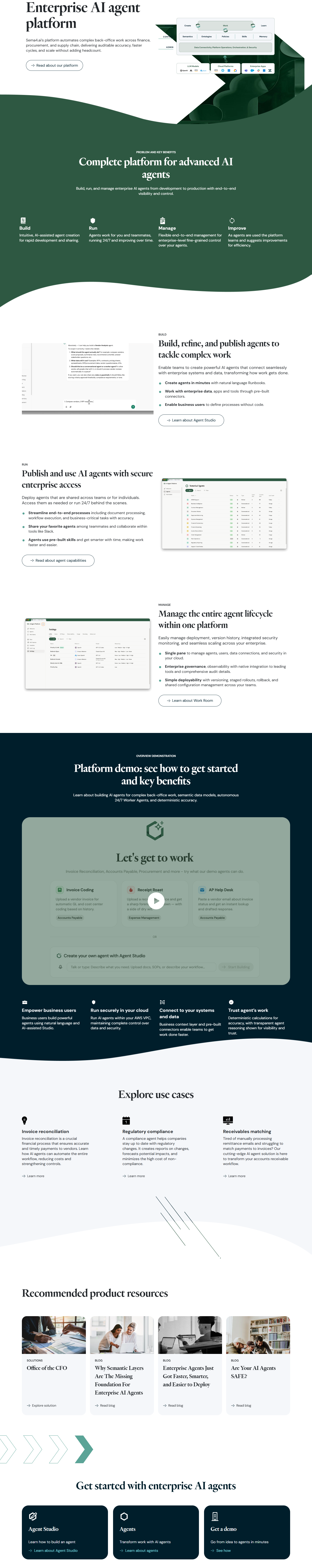 Product Page @Sema4.ai