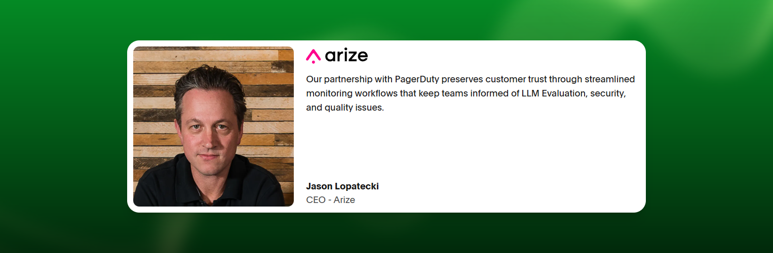 Testimonials Section @PagerDuty