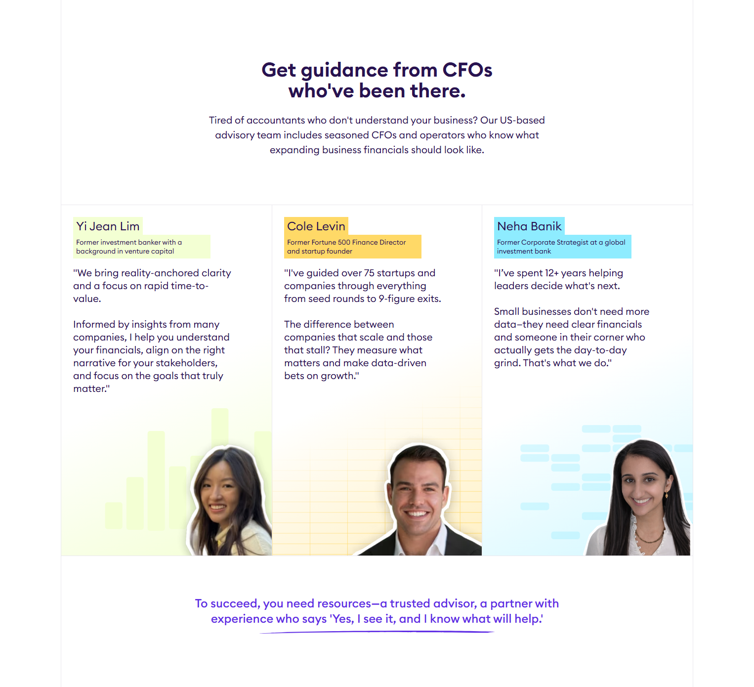 Testimonials Section @Pilot